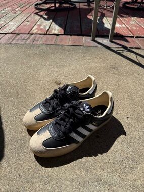 adidas Samba Retro Sneakers - Black & Cream